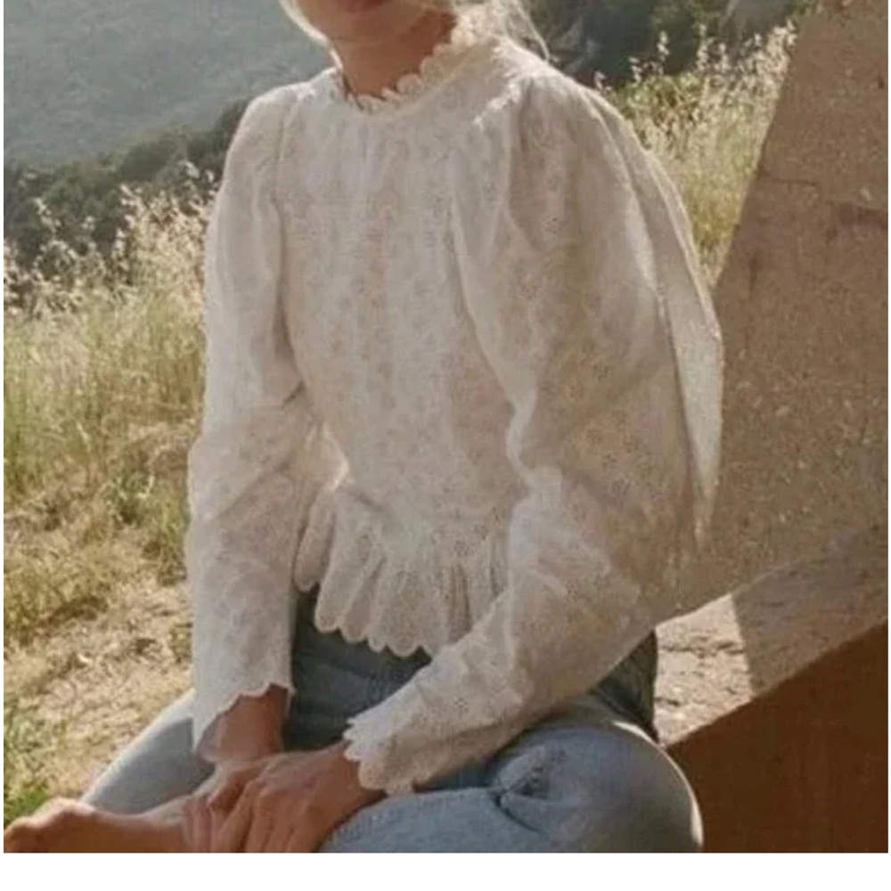 Doen Rosalind Top - Salt, Size Small, NWT, Price Firm.